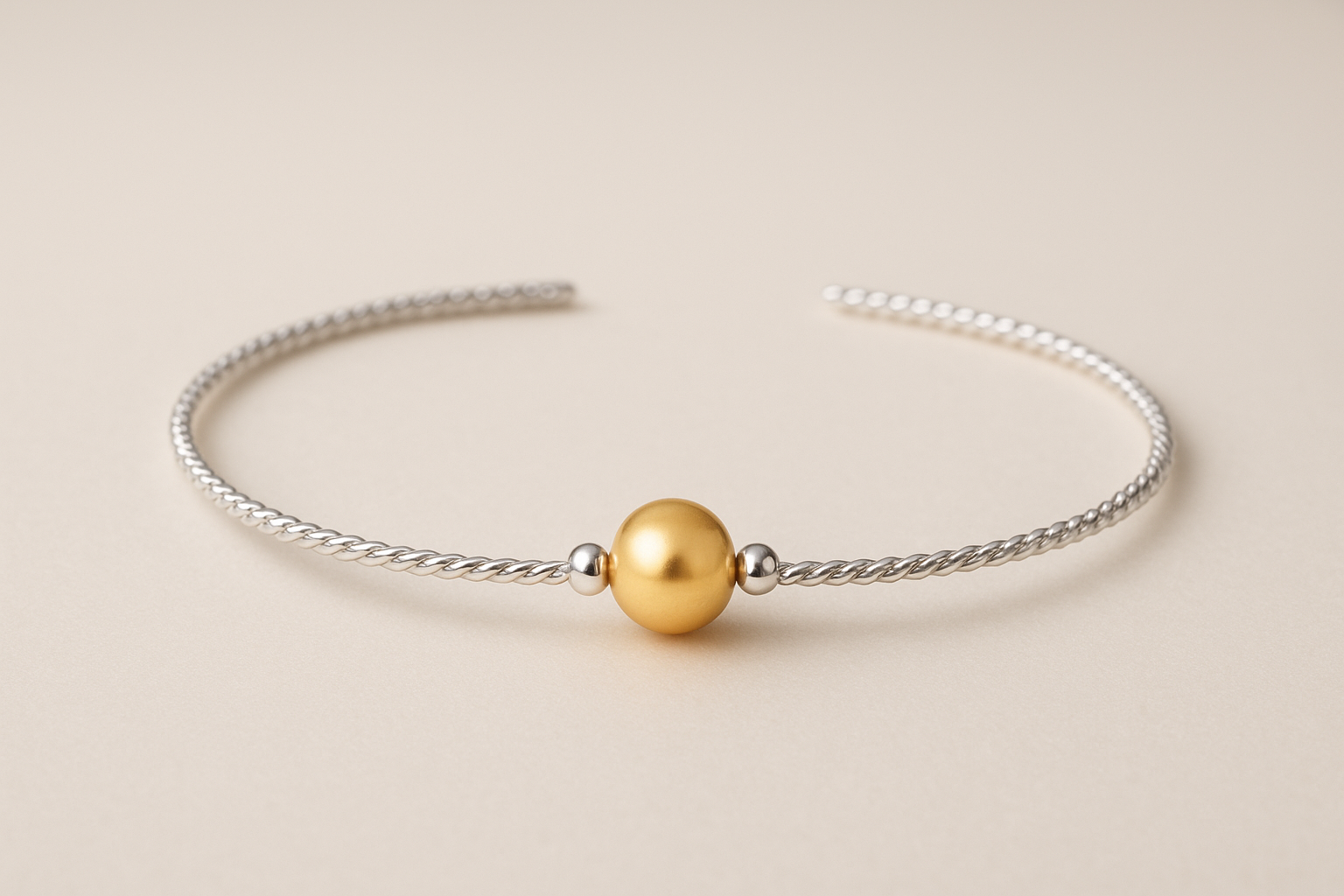 Bracelet Mwali Perle Dorée